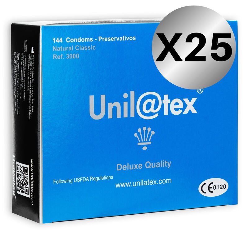 Mercadox UNILATEX - CONSERVANTES NATURAIS PACK 25 X 144 UNIDADES