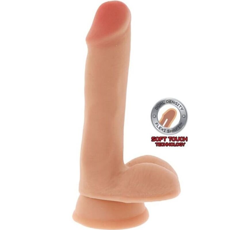Mercadox GET REAL - DILDO DE DUAL DENSIDADE PELE DE BOLAS DE 17 CM