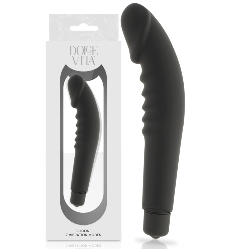 Mercadox DOLCE VITA - REALISTIC PLEASURE BLACK SILICONE