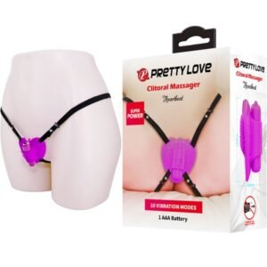 PRETTY LOVE – HEARTBEAT CLITORIS MASSAGER 10 MODOS DE VIBRAO ROXO