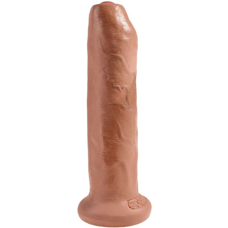 Mercadox KING COCK - PÊNIS REALÍSTICO SEM CORTES 17.8 CM CARAMELO