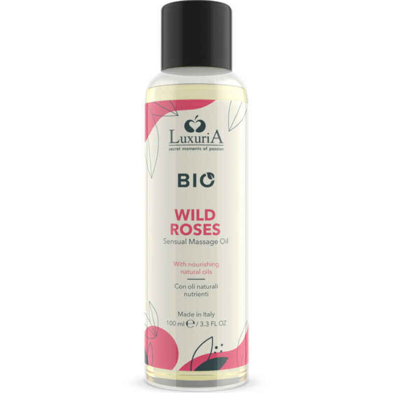 Mercadox INTIMATELINE LUXURIA - ÓLEO DE MASSAGEM BIO ROSAS SELVAGENS 100 ML