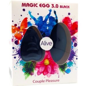 ALIVE – MAGIC EGG 3.0 VIBRANDO OVO CONTROLE REMOTO PRETO