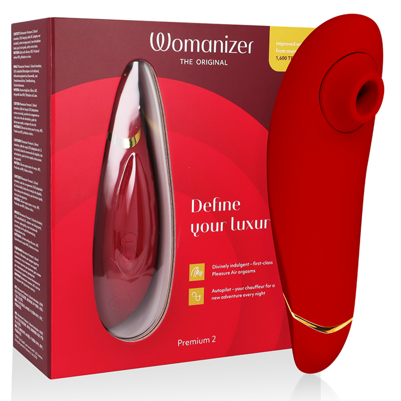 Mercadox WOMANIZER - PREMIUM 2 ESTIMULADOR CLITORIAL BORDEAUX