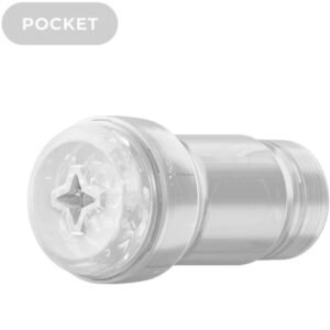 KIIROO – FEEL POCKET STROKER CRYSTAL POR KIIROO TRANSPARENTE