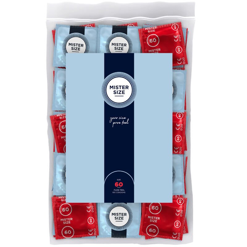 Mercadox MISTER SIZE - PRESERVATIVO TAMANHO XL 60 MM (100 UNIDADES)