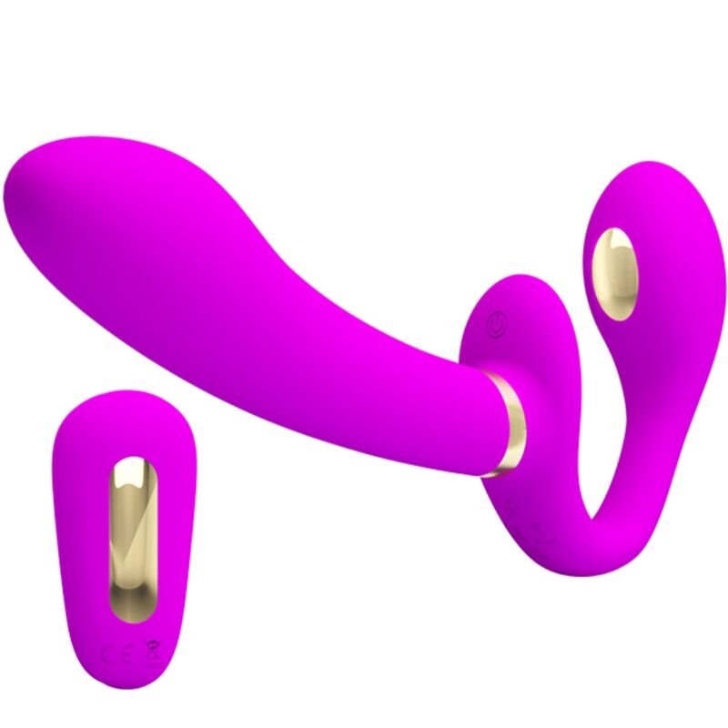 Mercadox PRETTY LOVE - THUNDERBIRD VIBRADOR DUPLO COM CONTROLE REMOTO ROXO