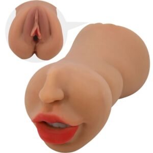 CRAZY BULL – ZOEY MASTURBADOR DUPLO BOCA E VAGINA CARNE