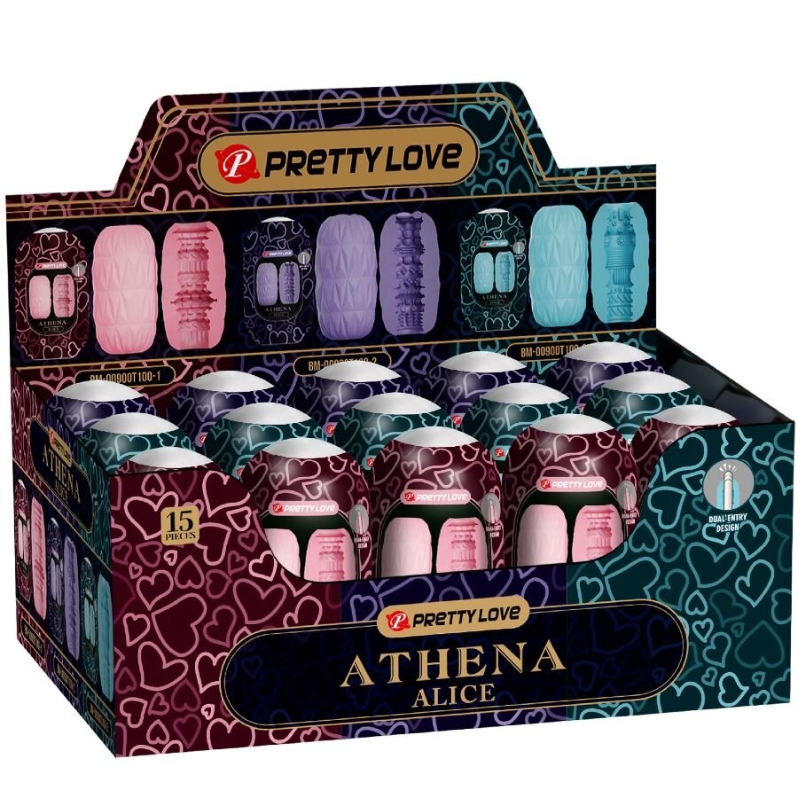Mercadox PRETTY LOVE - ATHENA ALICE PACK 15 MASTURBADORES MASCULINOS VARIOS