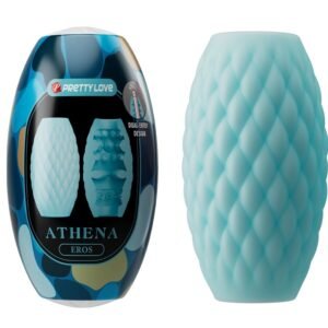 PRETTY LOVE – MASTURBADOR MASCULINO SILICONE ATHENA EROS AZUL CÉU