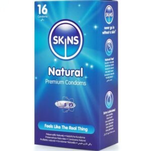 SKINS – PRESERVATIVOS NATURAIS PREMIUM PACOTE 16