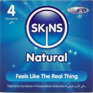 SKINS – PRESERVATIVOS NATURAIS PREMIUM PACOTE 4