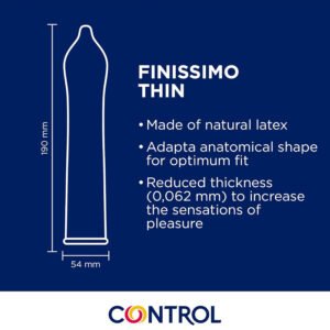 CONTROL – PRESERVATIVOS FINISSIMO SENSO 144 UNIDADES