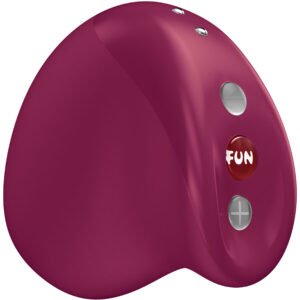FUN FACTORY – VIBRADOR MEA AIR PULSE VERMELHO VINHO