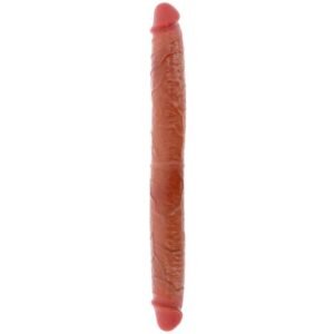 GET REAL – DILDO DE SILICONE DE DUAS PONTAS CARAMELO 46 CM