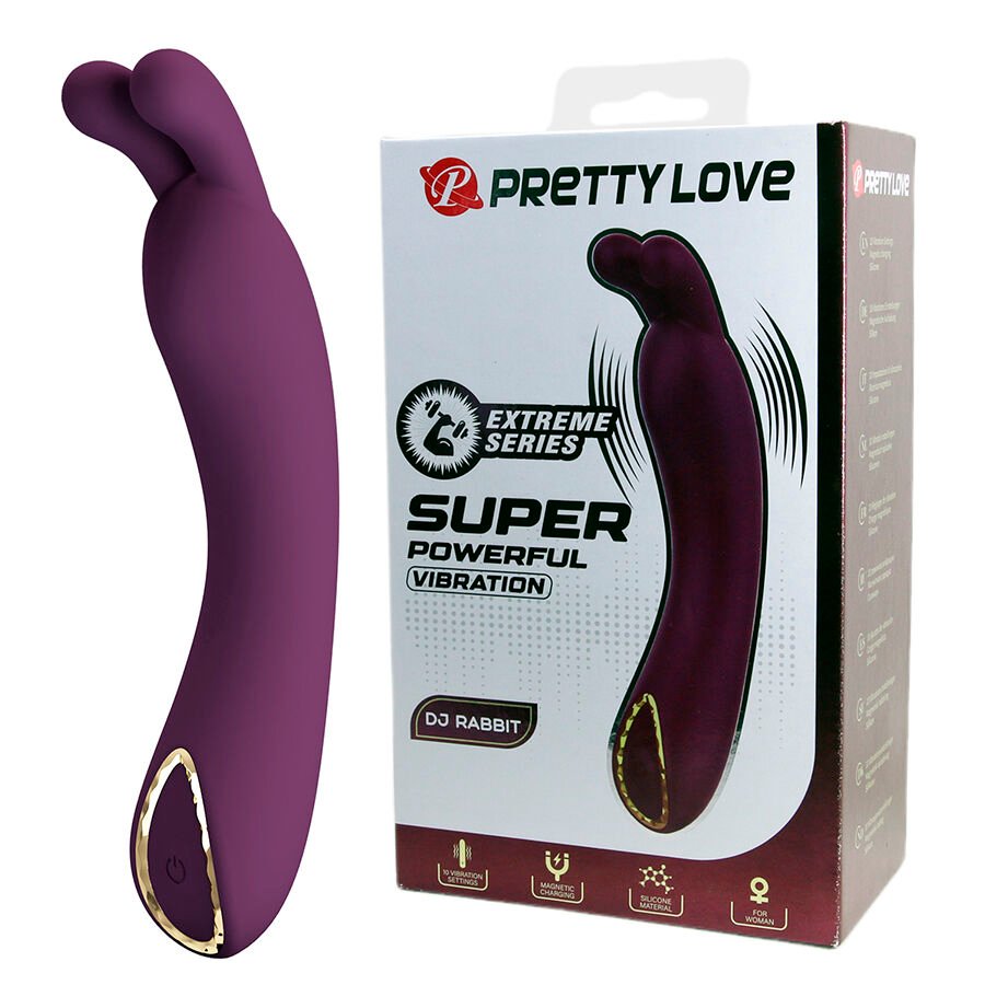 Mercadox PRETTY LOVE - DJ RABBIT VIBRADOR DE PONTO G ROXO
