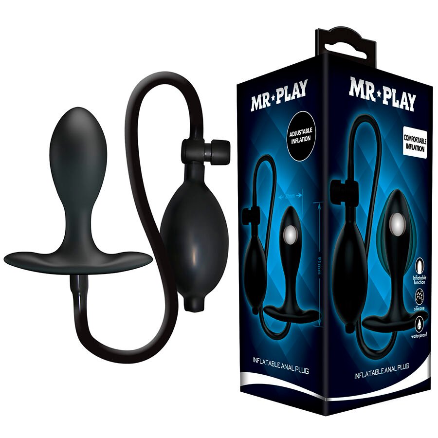 Mercadox MR PLAY - PLUG ANAL INFLÁVEL AJUSTÁVEL