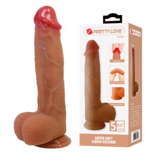 PRETTY LOVE – ORTON DILDO REALISTA COM VENTOSA 23,5 CM -Ø- 4,9 CM