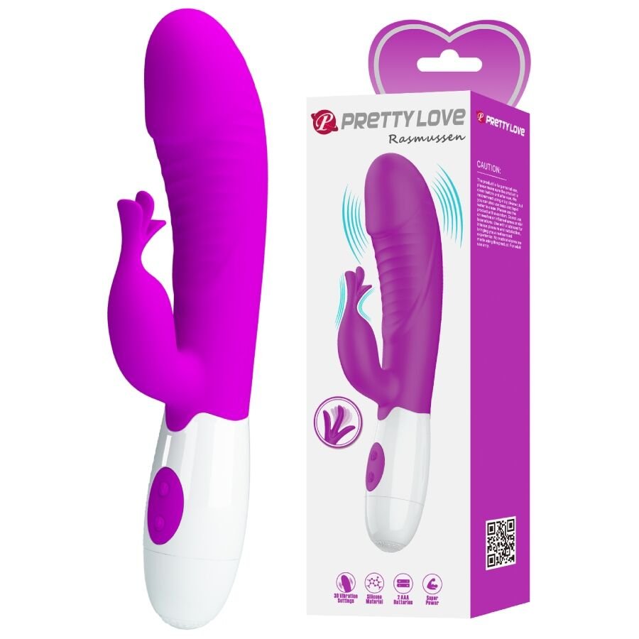 Mercadox PRETTY LOVE - RASMUSSEN VIBRADOR DE PONTO G ROXO