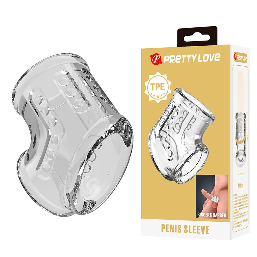 Mercadox PRETTY LOVE - CAPA CURTA TRANSPARENTE PARA PÊNIS