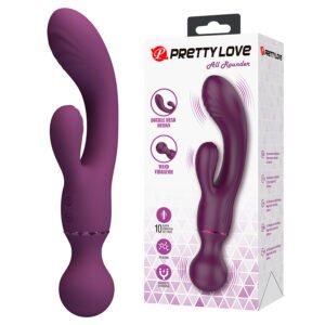 PRETTY LOVE – VIBRADOR ROXO PARA PONTO G, VERSÁTIL E COMPLETO