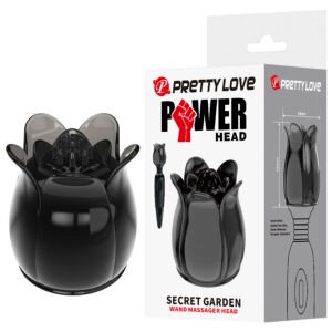 PRETTY LOVE – SECRET GARDEN CABEÇA DE MASSAGEM PRETA