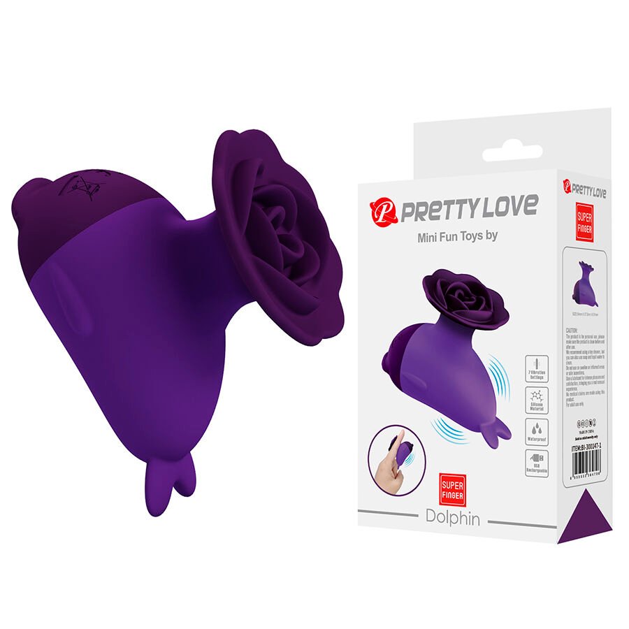 Mercadox PRETTY LOVE - DOLPHIN MINI VIBRADOR COM CLIP