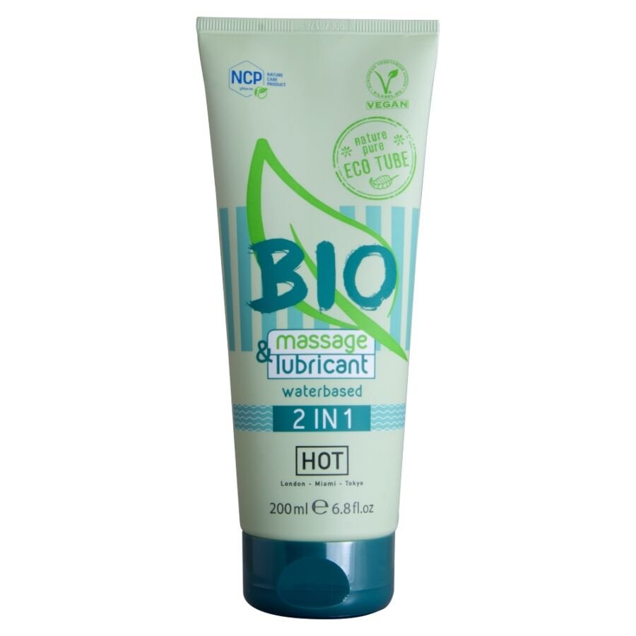 Mercadox HOT - BIO MASSAGE & LUBRIFICANTE À BASE DE ÁGUA 2 EM 1 200 ML