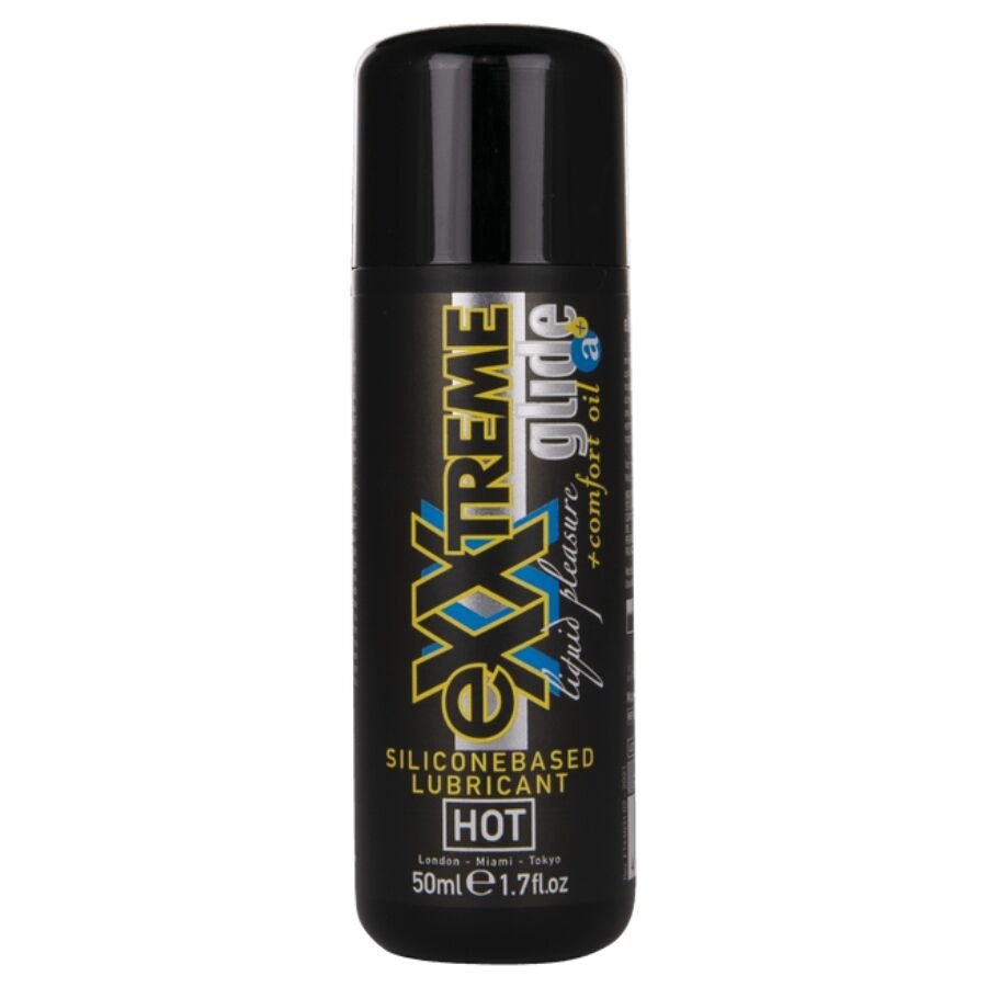 Mercadox HOT - EXXTREME GLIDE LUBRIFICANTE À BASE DE SILICONE + ÓLEO CONFORTANTE A+ 50 ML