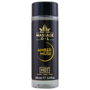 HOT – LEO DE MASSAGEM  ÂMBAR E ALMÍSCAR 100 ML