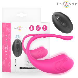 INTENSE – OVO VIBRATÓRIO ROSA OLIVIA COM CONTROLE REMOTO