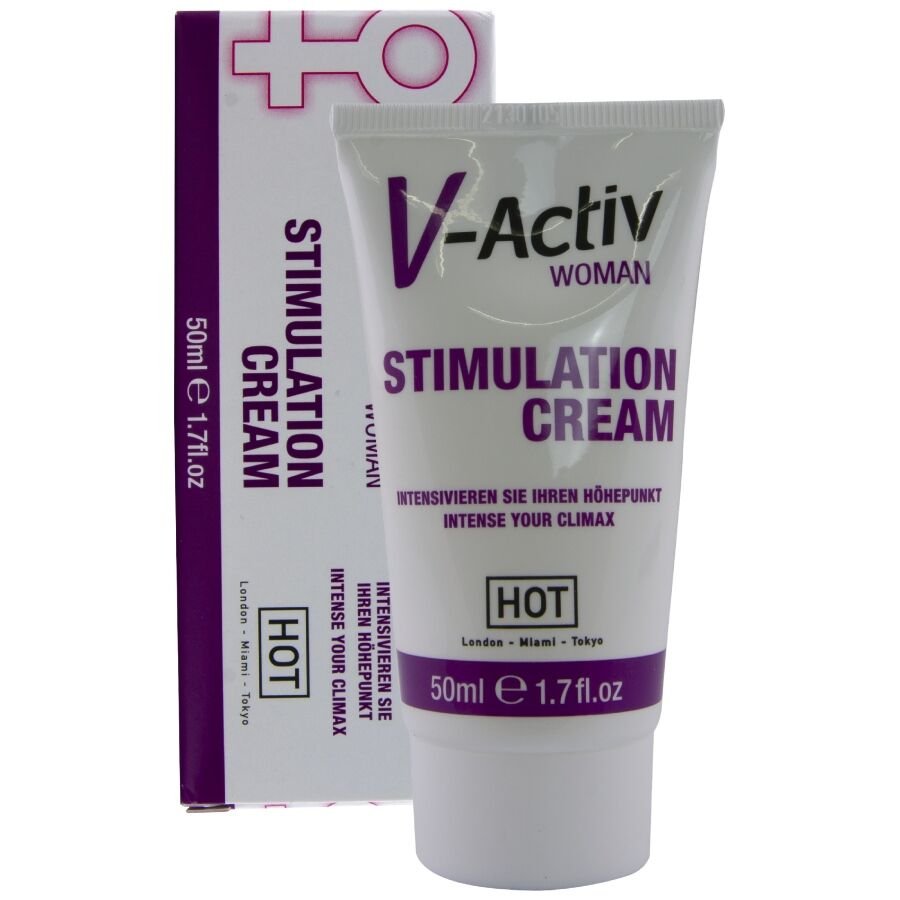 Mercadox HOT - CREME ESTIMULANTE V-ACTIV PARA MULHERES 50 ML