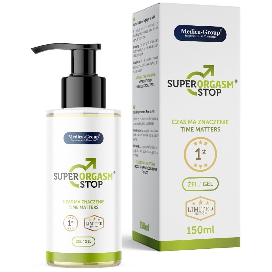 Mercadox MEDICA GROUP - SUPER ORGASM STOP GEL ÍNTIMO PARA HOMENS 150 ML