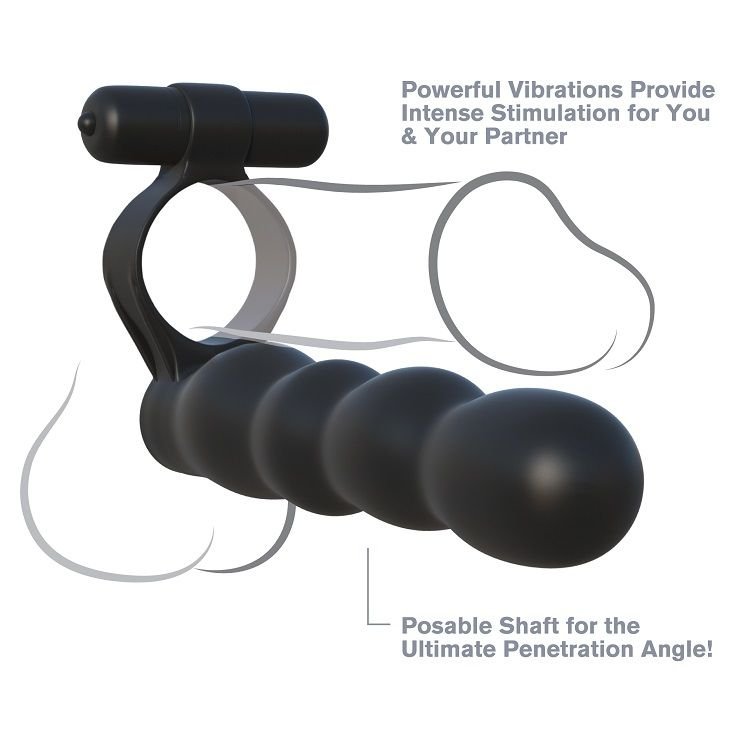 Mercadox FANTASY C-RINGZ - POSABLE DOUBLE PENETRATOR