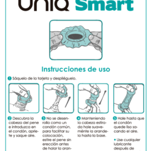 UNIQ – SMART LATEX FREE PRE-ERECTION CONDOMS 3 UNITS