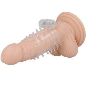 CASUAL LOVE – TAMPA DO PÊNIS DO VIBRADOR TRANSPARENTE ANEL