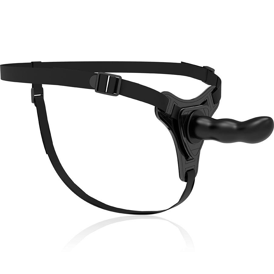 FETISH SUBMISSIVE HARNESS - SILICONE PRETO PONTO G 16 CM - Image 3