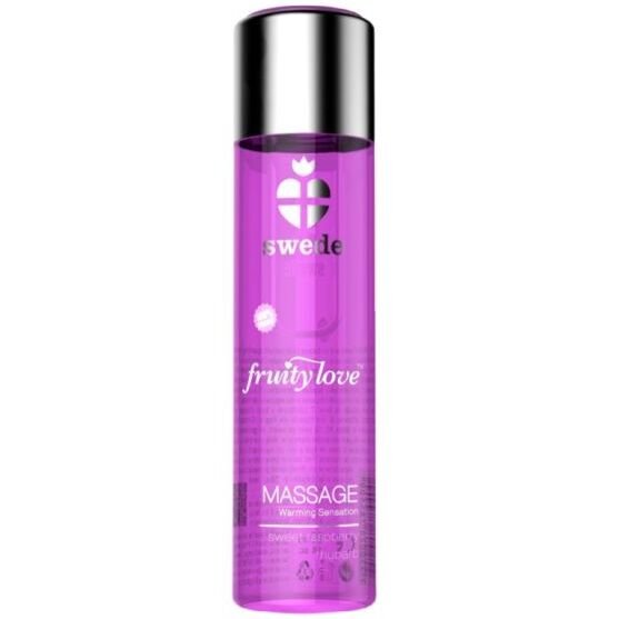 Mercadox SWEDE - FRUITY LOVE EFEITO DE AQUECIMENTO ÓLEO DE MASSAGEM ROSA FRAMBOESA E RUIBARBO 60 ML