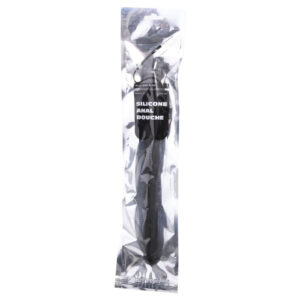 ALL BLACK – DUCHE ANAL DOBRVEL SILICONE 27 CM