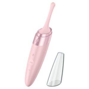 SATISFYER – ESTIMULADOR DE CLITÓRIS TWIRLING DELIGHT ROSA