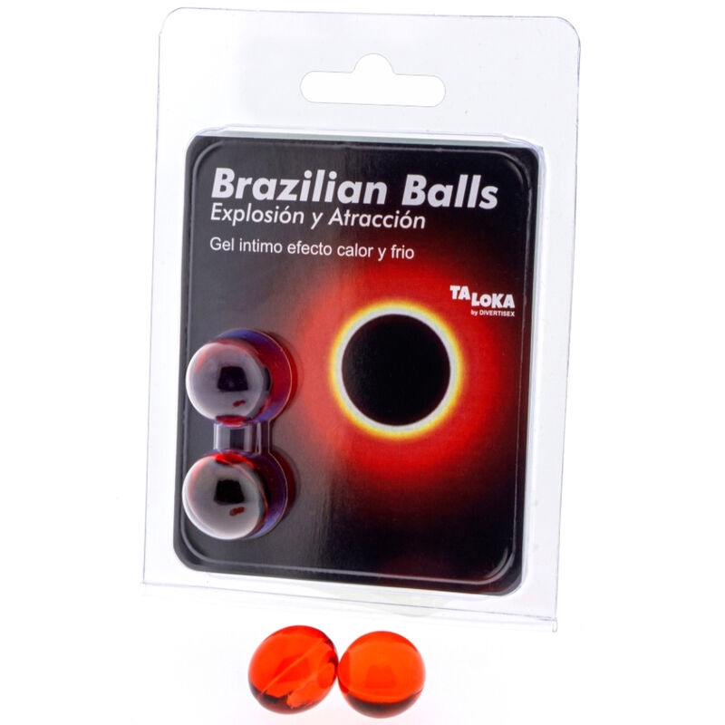 Mercadox TALOKA - 2 BOLAS BRASILEIRAS GEL EMOCIONANTE EFEITO QUENTE E FRIO
