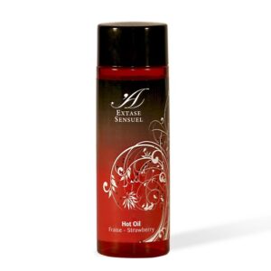 EXTASE SENSUAL – ÓLEO ESTIMULANTE DE CALOR DE MORANGO 100 ML