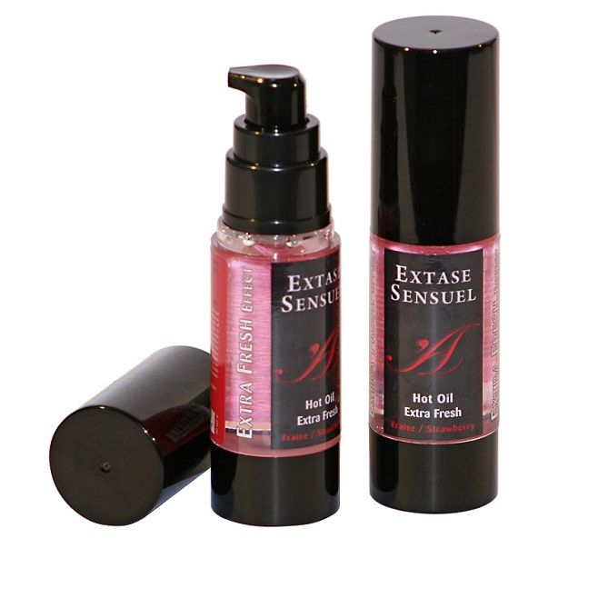 Mercadox EXTASE SENSUAL - ÓLEO DE MASSAGEM COM EFEITO MORANGO EXTRA FRESCO 30 ML