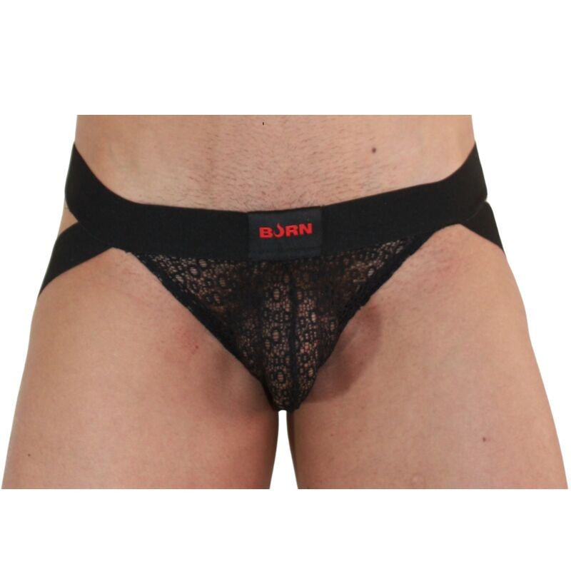 Mercadox BURN - 005 JOCK LINGERIE PRETO S