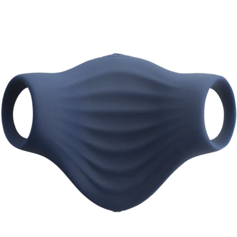 Mercadox ROCKS-OFF - MASTURBADOR VIBRADOR FLEXÍVEL PALM BLUE