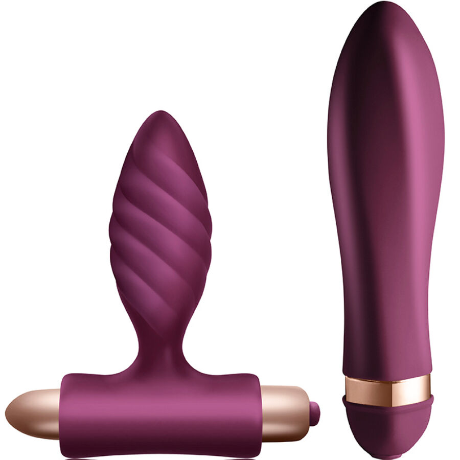 Mercadox CLIMAXIMUM - KIT DESIRE VIBRADOR TORCIDO + PLUG ANAL
