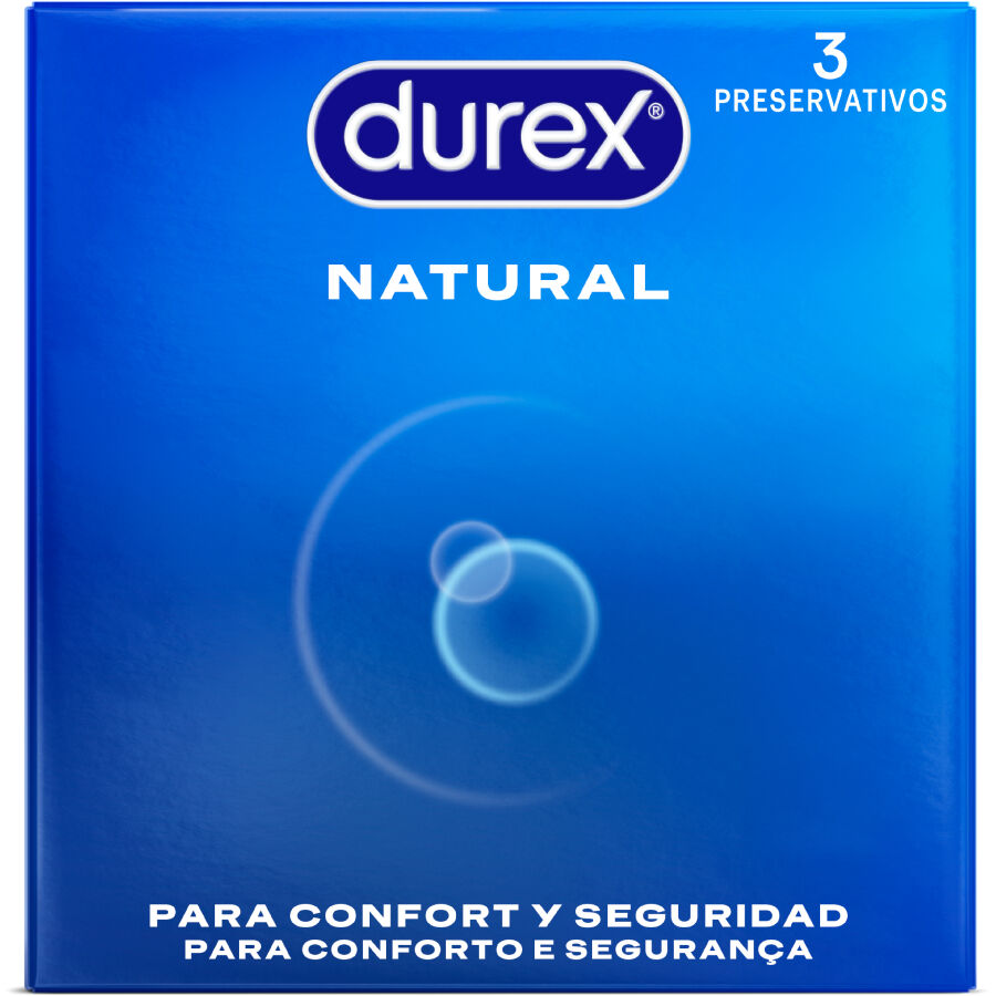 Mercadox DUREX - PRESERVATIVOS NATURAIS 3 UNIDADES