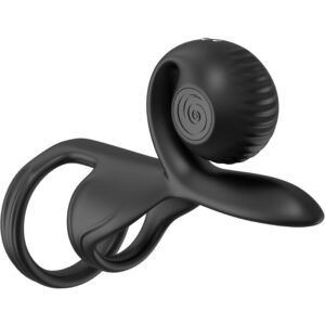 SNAIL VIBE – JOVI COUPLES RING CONTROLE REMOTO PRETO