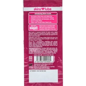 SKINS – EXCITE LUBRIFICANTE À BASE DE ÁGUA DOSE ÚNICA 5 ML