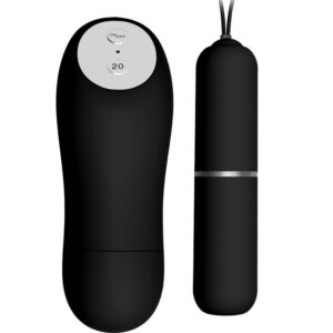BAILE – CALCINHA FIO DENTAL COM VIBRADOR BALA E CONTROLE REMOTO PRETA